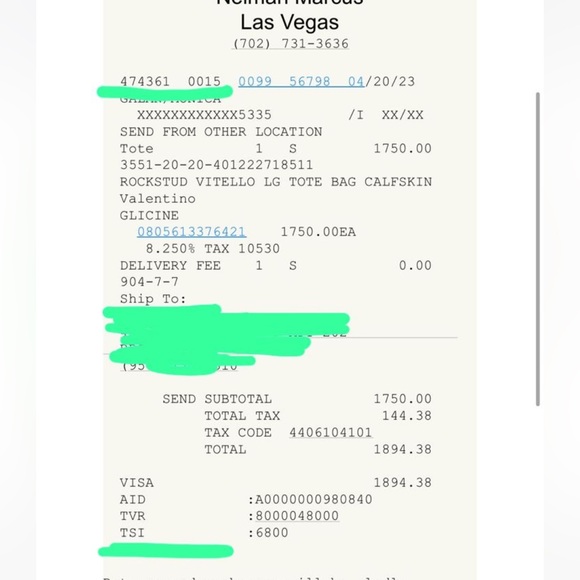 Rockstud leather tote bag - Picture 13 of 13